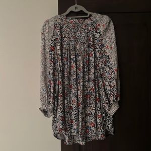 See by Chloe floral blouse mock neck tunic NEW never worn